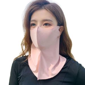 귀걸이형 3D 실키 쿨링 풀페이스커버 마스크 골프얼굴마스크 스포츠얼굴마스크 자외선차단마스크