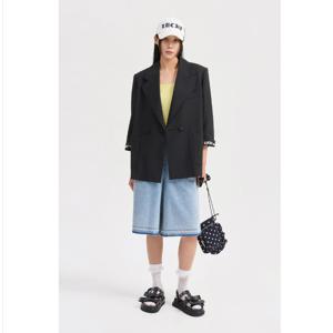 [바로오네] 정가398,000원 더블 8부소매 자켓 LQJAM25400BKX