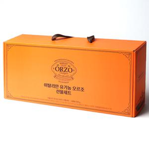 크리스탄 오르조 유기농 보리차 텀블러 선물세트 3.5g x 100