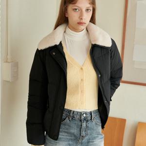 [최초가: 169000원]양털 칼라 다운 자켓 [블랙]_LMOJP05D2BK