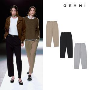 [GEMMI]25FW 시그니처 폰테 릴렉스드 팬츠