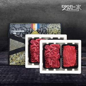 1+1[힘찬한우] 정육11호 선물세트 800g 사태,국거리 각 400g 1++