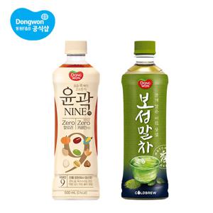 윤곽 NINE 500ml 12입 + 보성 말차 500ml 12입