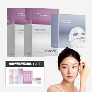 매니아] 콜라겐 24매+멜라마24매+보툴마14매+[미니어처 4종 (밤+세럼+미스트+랩핑마4매)]