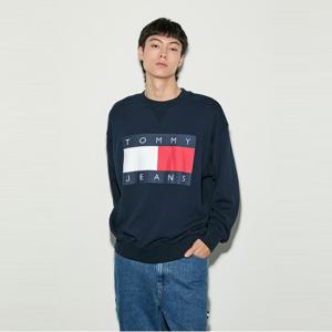 [정상가 128,000] 타미진스 릴렉스 빅플래그 스웨트셔츠 (T32E6TTO10TMT2C1G)