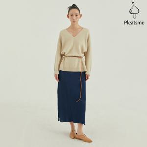 [최초가 169000원] 더블 플리츠 스커트_HPSKF124L21