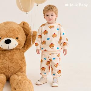 [정상가64,900원]스마일 베어 유아상하복