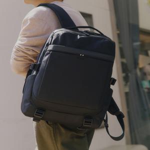 [가벼운백팩]HJBA5F350BK_남성 [HATCH-BAG] 블랙 코듀라 나일론 백팩