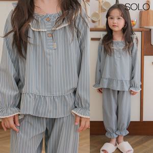 여아 잠옷 아동 파자마 프릴 초등 학생 키즈 아이 어린이 주니어 국산