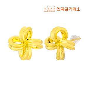[한국금거래소]24K 플라워 귀걸이+24K골드바2개