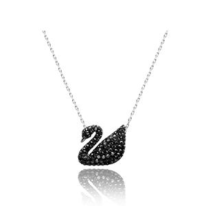 5347329 Swan 스완 블랙 목걸이