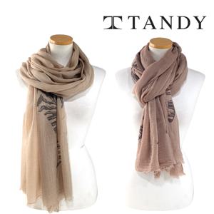 TANDY 지브라인 1+1 스카프 세트