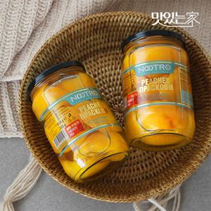 불가리아 누트로 스테비아 저당 황도 병조림 690g 2개