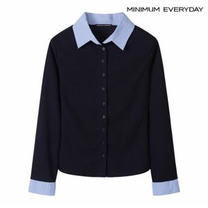 정상가:79,000원 ㅣ [미니멈 에브리데이]스트라이프 배색 레이어드 가디건 (EB3CK023D)
