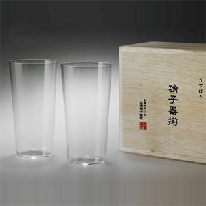 [해외직구] 쇼토쿠 글라스 우스하리 375ml 2개 세트