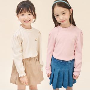 25FW 여아 메탈 저지 블라우스