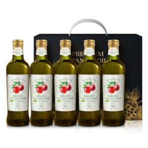 [선물포장]포스티보나 유기농 애플사이다비니거 500ml 5병