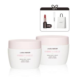 [겟잇뷰티] 앰버바닐라 세럼 바디크림 듀오 (+캐비어 스무딩 매트 립스틱 정품 & 스파츌러 & 쇼핑백)
