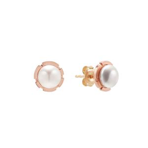 [티르리르] 14K 핑크골드 단델리온 펄 귀걸이 TEJK4P00124S