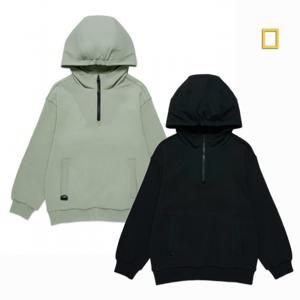 [내셔널지오그래픽키즈] K251UHD210 어드벤처 우븐믹스 HOODY 긴팔 후드 티셔