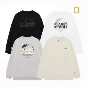 [내셔널지오그래픽키즈] K251USW060 백그래픽 맨투맨 긴팔 티셔츠