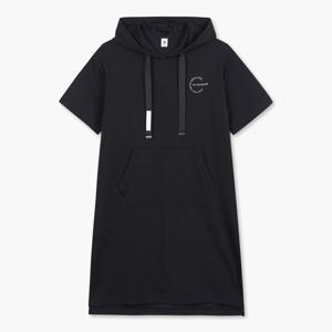 르꼬끄 [택가 109000원]여성 루즈핏 후드 원피스 QP222OOP41_BLK
