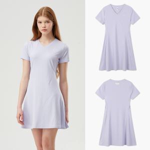 르꼬끄 [택가 119000원]여성 쿨코테 골지 브이넥 원피스 QP222OOP42_WPP