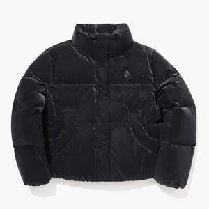 르꼬끄 [택가 299000원]여성 뤼미에르 크롭 다운 QP422ODJN1_BLK