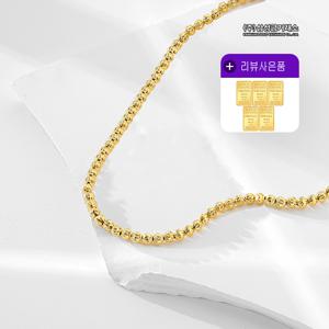 [삼성금거래소]24K 커팅볼 목걸이3mm+24K골드바5개