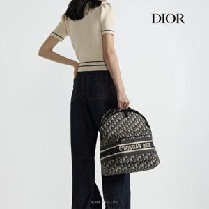 블루 오블리크자카드 트래블 백팩 (DIOR AS보증)
