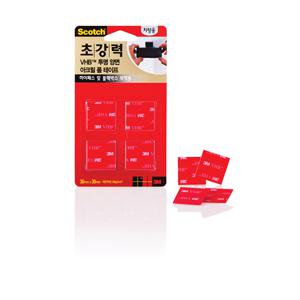3M 4910 초강력 VHB 투명 양면 아크릴 폼 테이프_4개