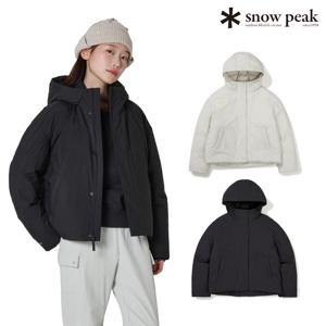 캠픽 우먼스 후드 구스 미들 다운 자켓 캠핑룩 패딩 S23WWKDJ23_BS_C