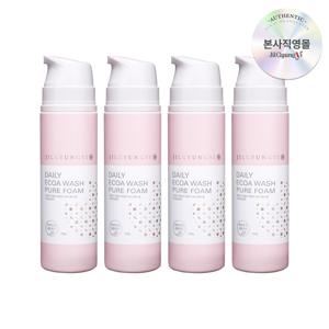여성청결제 데일리 에코아워시 퓨어 폼 150g*4 | 마이크로 버블로 순하고 깨끗하게