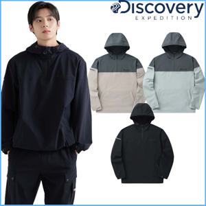 디스커버리 [택가159,000] 남여공용 고프코어 우븐 후드형 아노락 DXTR33041 CJDTT