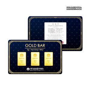 [삼성금거래소]24K 포나인 프레스 골드바 3g
