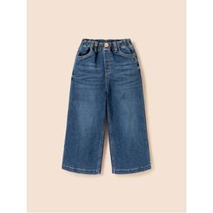 [DENIM] 여아 기모 데님 세미 와이드핏 팬츠  블루 (BI5X21G02P)