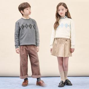 25FW 아가일 그래픽 스웨트 셔츠 (2종 택1)