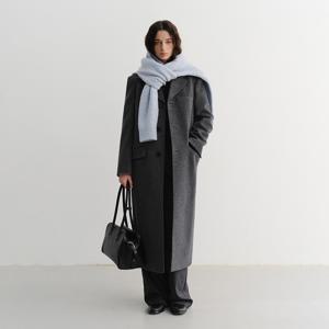 던스트 UNISEX 2-WAY 3 BUTTON CASHMERE COAT CHARCOAL GREY_UDCO5D121CG