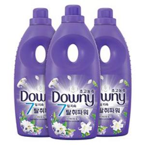 다우니 탈취파워 화이트티와 릴리 초고농축 섬유유연제 본품, 1.05L, 3개