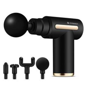 한일의료기 4종 헤드 무선 핸디형 미니 마사지건 HL-ZL1000, BLACK