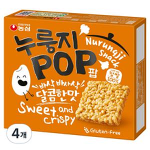 농심 누룽지팝, 4개, 142g