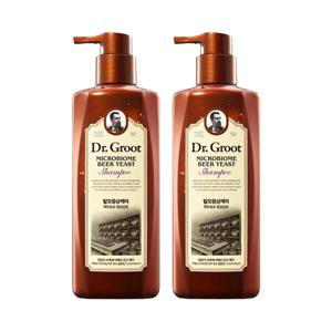 닥터그루트 맥주효모 탈모 샴푸400ml 2개