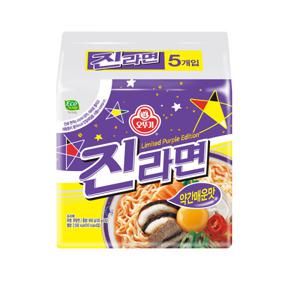 오뚜기 진라면 약간매운맛 멀티팩 (120g X 5개입)