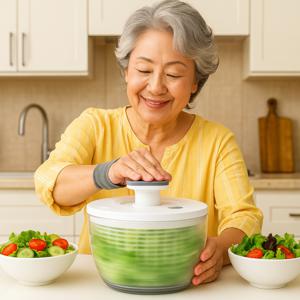 야채탈수기 채소 샐러드 음식 물기제거 짤순이 스피너 6L