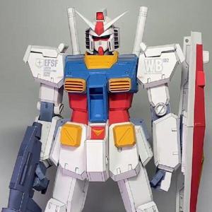 페이퍼토이/퍼스트건담 RX-78-2 종이접기 종이모형 DIY 피규어