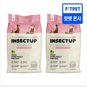 인섹트업 저알러지 강아지 눈물사료 스킨 2kg+2kg