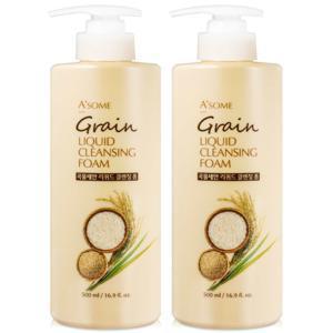 곡물세안 딥 폼클렌징 대용량 500ml 2개