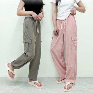 (1+1) 여름바지 냉감 데일리 쿨링 밴딩 카고팬츠 5color