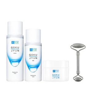 하다라보 고쿠쥰 3종 (로션170ml+밀크140ml+크림50g) (+페이스롤러 증정)