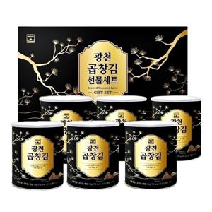 추석 명절 설 설날 김 선물세트 광천 곱창김 곱창캔김 30g-6캔 맛김 도시락김 구운김 조미김 회사 답례품